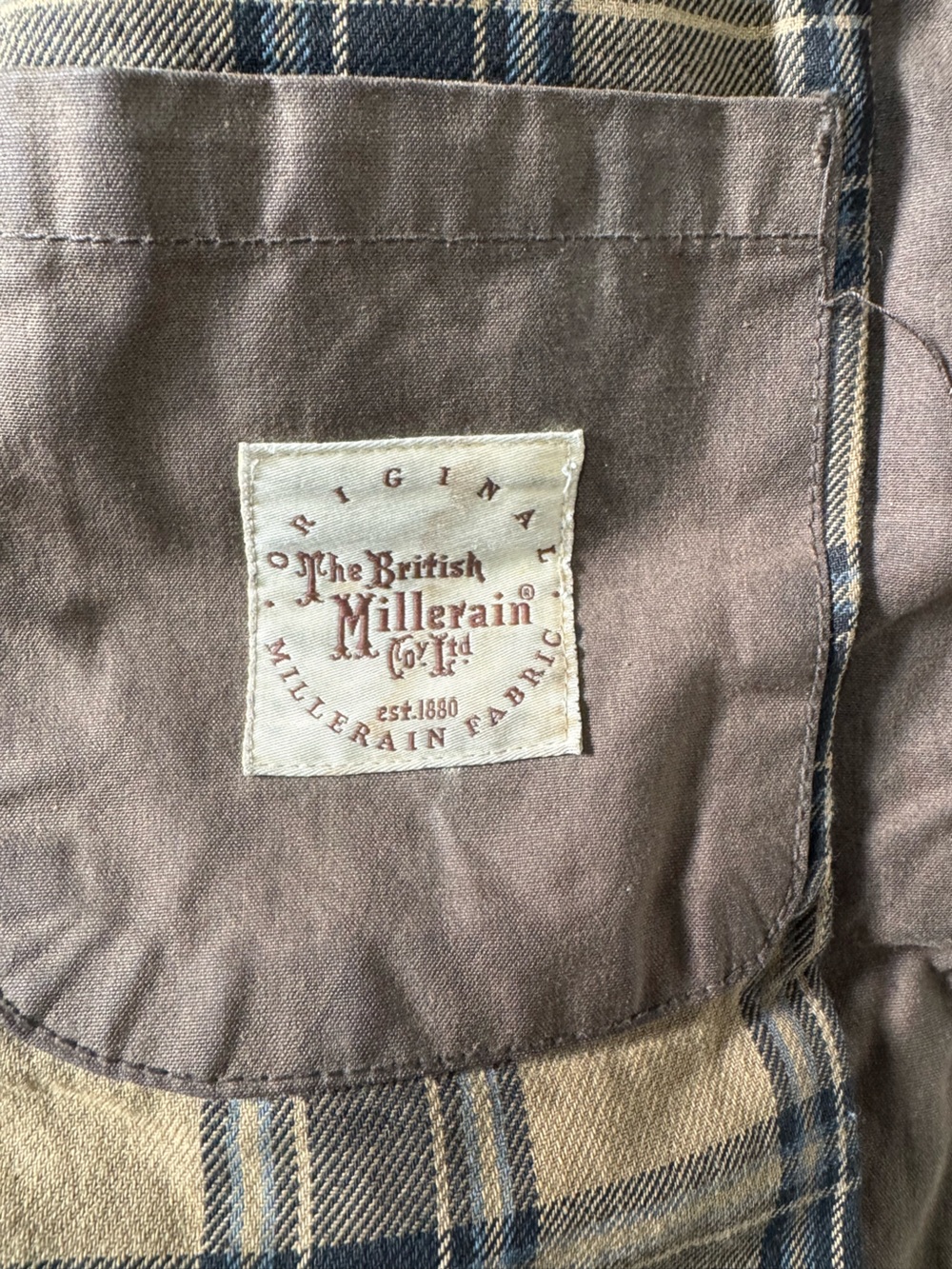 J. Crew Brown Waxed Cotton Military Field Jacket British Millerain Co - Picture 3 of 4